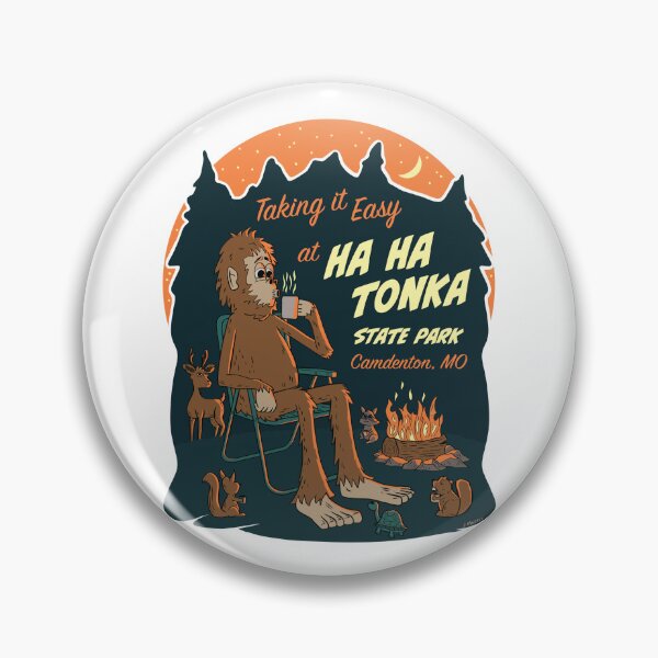 Item preview, Taking It Easy at Ha Ha Tonka State Park Bigfoot designed and sold by John Morris Illustration.
