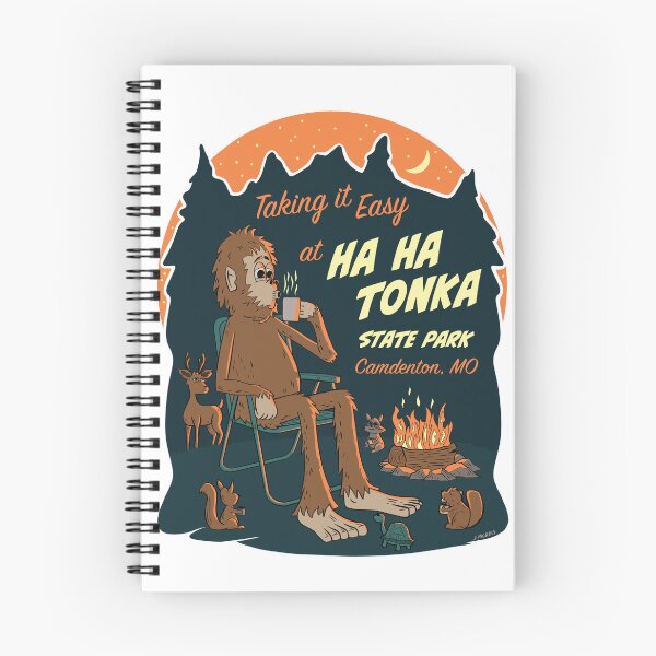 Item preview, Taking It Easy at Ha Ha Tonka State Park Bigfoot designed and sold by John Morris Illustration.