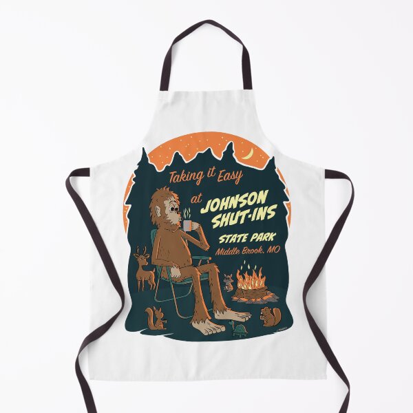 Item preview, Taking It Easy at Johnson Shut Ins State Park Bigfoot designed and sold by John Morris Illustration.