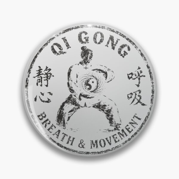 Item preview, Vintage Qi Gong Breath Movement Yin Yang designed and sold by Imaginationbeyond.
