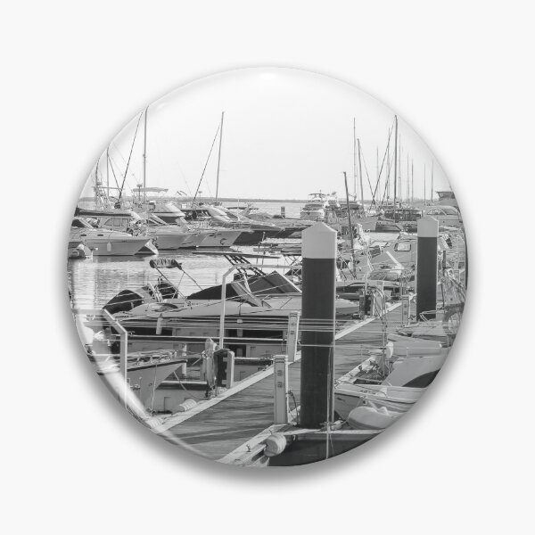 Item preview, Boats Docked at a Marina designed and sold by eddiebarronshop.