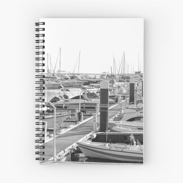 Item preview, Boats Docked at a Marina designed and sold by eddiebarronshop.