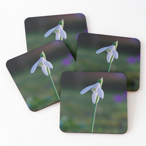 Item preview, Graceful Snowdrop Bloom – Gentle Spring Bokeh designed and sold by ShotsbyDesiree.