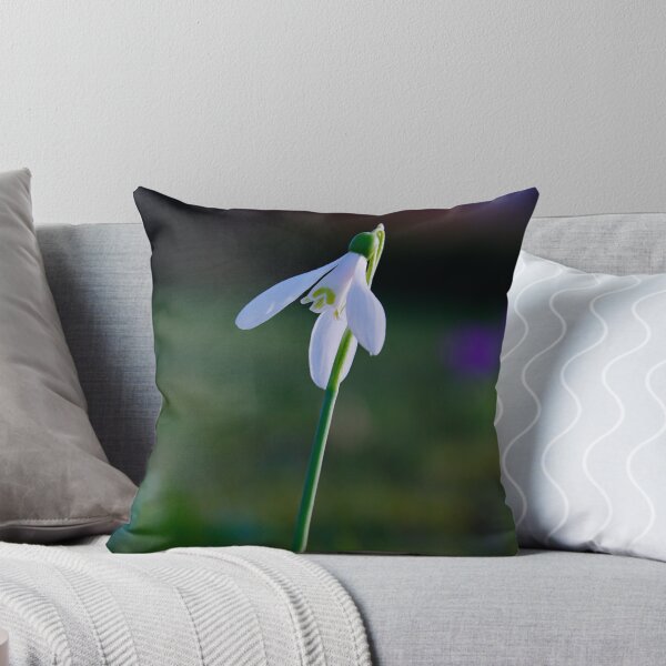 Item preview, Graceful Snowdrop Bloom – Gentle Spring Bokeh designed and sold by ShotsbyDesiree.