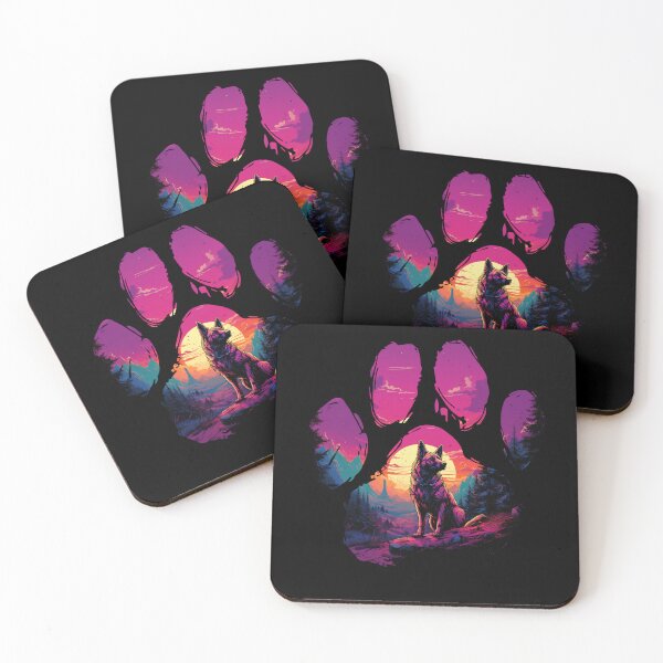 Item preview, Funny Belgian Malinois Paw Synthwave Mountain Tree Mom Dad Kids designed and sold by rafaeltto.