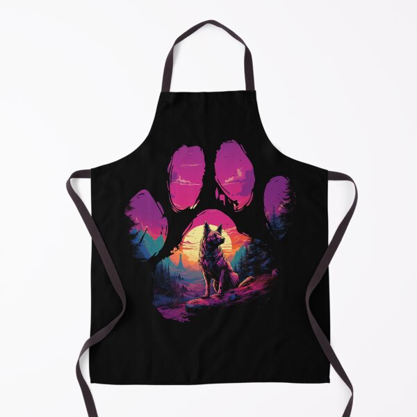 Item preview, Funny Belgian Malinois Paw Synthwave Mountain Tree Mom Dad Kids designed and sold by rafaeltto.