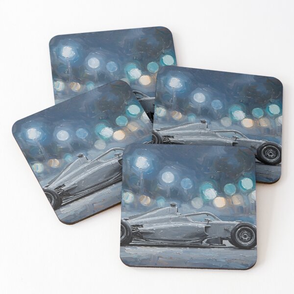 Item preview, Formula Racing Car Oil Painting Night Lights designed and sold by Jozefin's Studio.