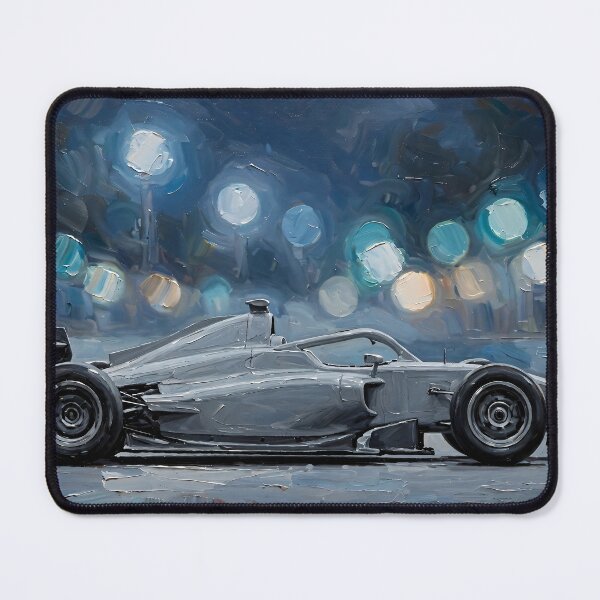 Item preview, Formula Racing Car Oil Painting Night Lights designed and sold by Jozefin's Studio.
