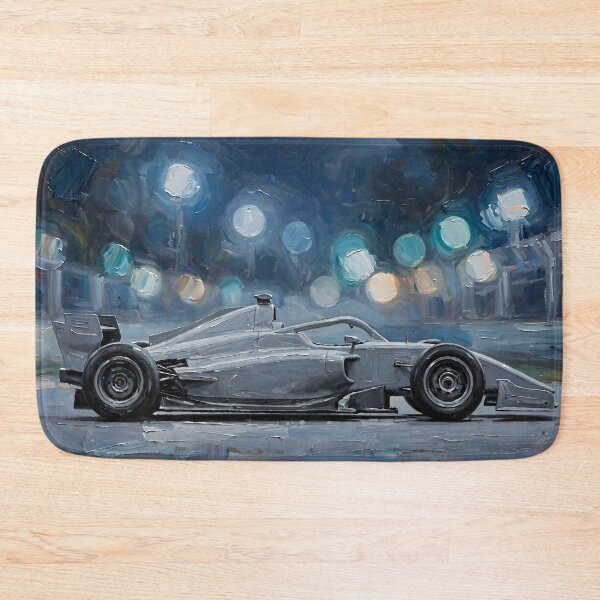 Item preview, Formula Racing Car Oil Painting Night Lights designed and sold by Jozefin's Studio.