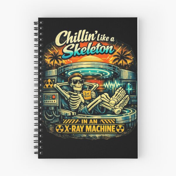 Item preview, Chillin Like A Skeleton Funny X-Ray Tech Pun designed and sold by Timeless Junction.