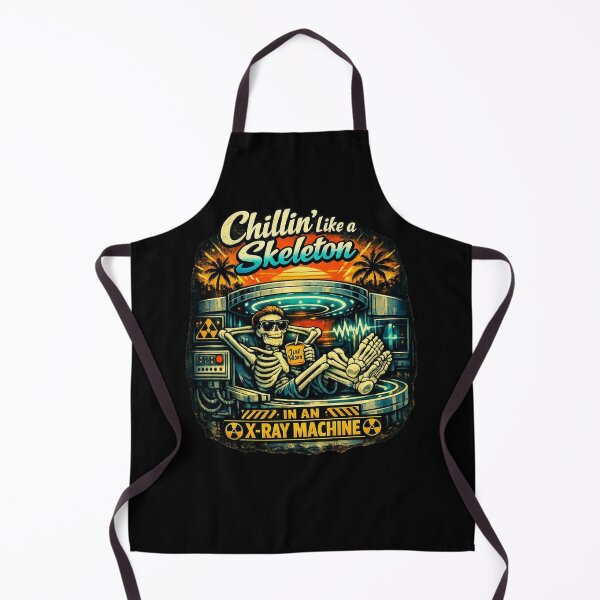 Item preview, Chillin Like A Skeleton Funny X-Ray Tech Pun designed and sold by Timeless Junction.