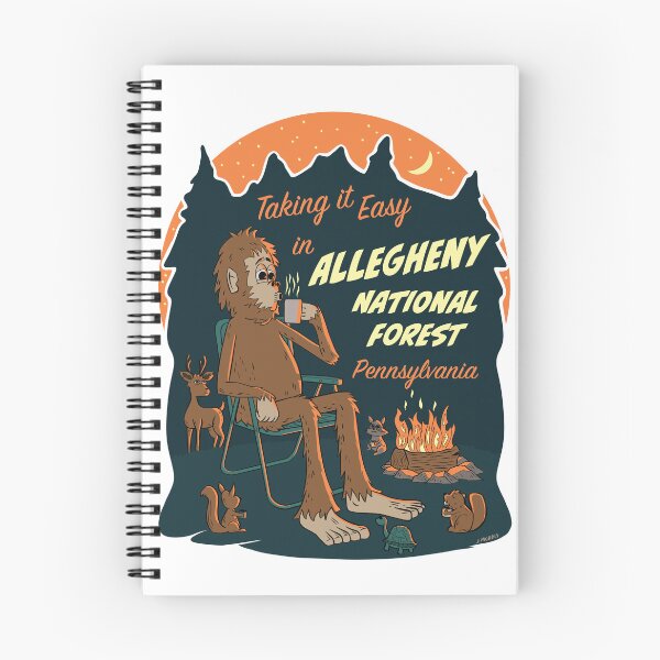 Item preview, Taking It Easy at Allegheny National Forest Bigfoot designed and sold by John Morris Illustration.