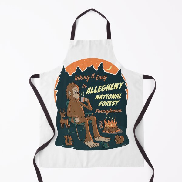 Item preview, Taking It Easy at Allegheny National Forest Bigfoot designed and sold by John Morris Illustration.