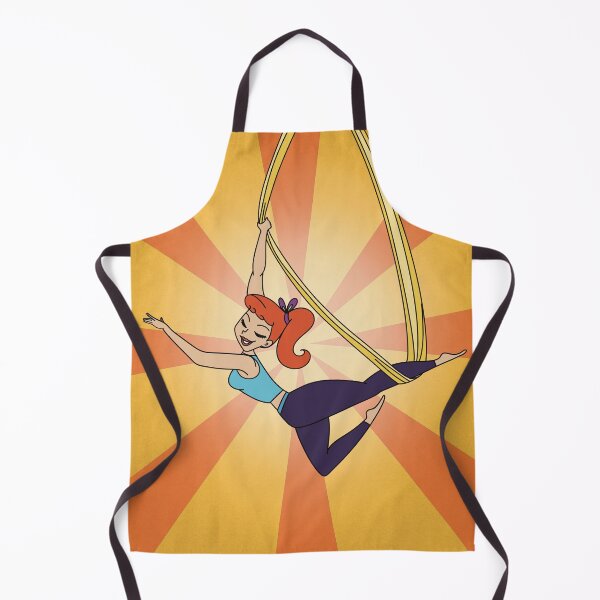 Item preview, Graceful Aerial Sling Artist | Orange Circus Design designed and sold by Becky-Poppins.