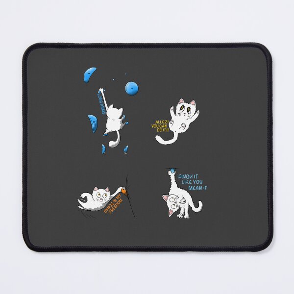 Item preview, White cats are best climbing friends! designed and sold by Rain Ant.