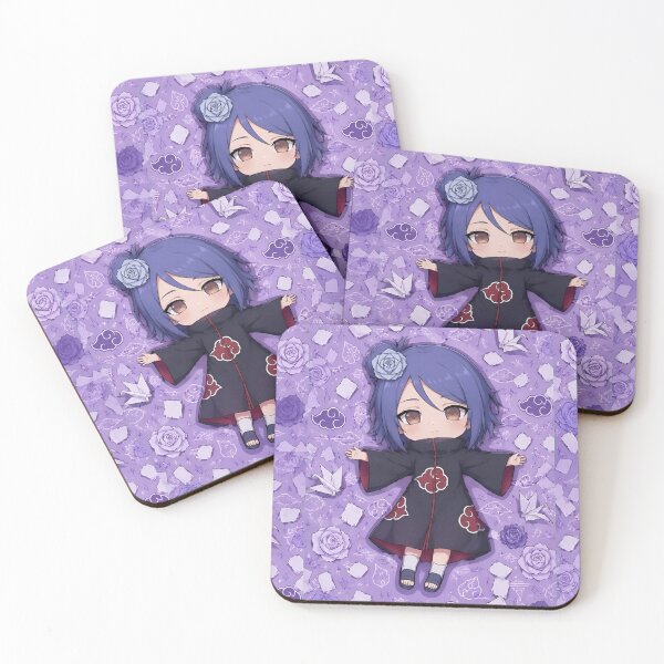 Item preview, Paper Crane Dream Girl – Purple Kawaii Anime Style Fantasy Art Print designed and sold by Dyan4.