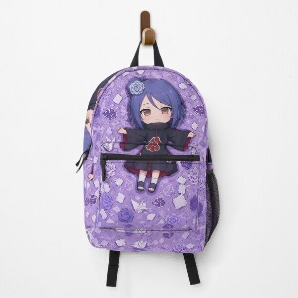 Item preview, Paper Crane Dream Girl – Purple Kawaii Anime Style Fantasy Art Print designed and sold by Dyan4.