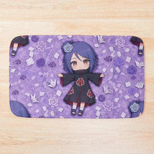 Item preview, Paper Crane Dream Girl – Purple Kawaii Anime Style Fantasy Art Print designed and sold by Dyan4.