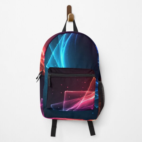 Item preview, Neon Geometric Glow Abstract | Futuristic Cyber Gradient | Vibrant Digital Light Art designed and sold by Sticleg.