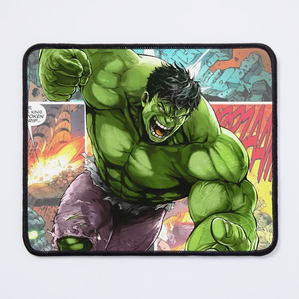 Item preview, Hulk Superhero Comic Book Poster Gamer Room Decor designed and sold by YourComicHero.