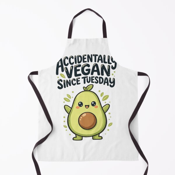 Item preview, Accidentally Vegan Since Tuesday Funny Avocado Cartoon designed and sold by katiecorners.