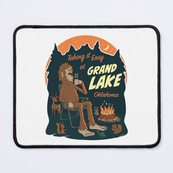 Item preview, Taking It Easy at Grand Lake Bigfoot designed and sold by John Morris Illustration.