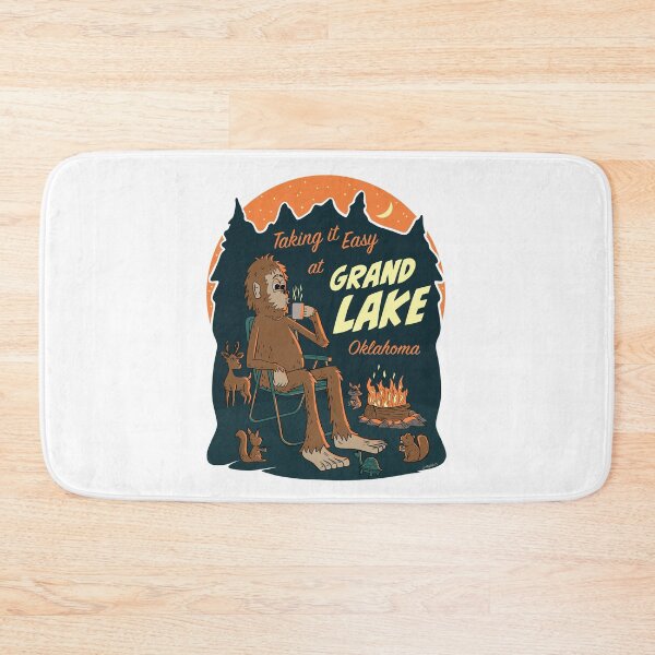 Item preview, Taking It Easy at Grand Lake Bigfoot designed and sold by John Morris Illustration.