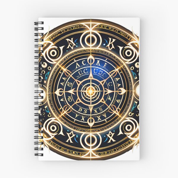 Item preview, Radiant Golden Arcane Circle with Mystical Symbolic Patterns. designed and sold by MissYouONLY.