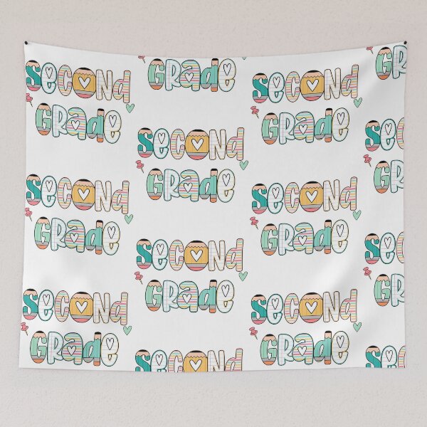 Item preview, Second Grade Cute Teacher Student Back To School Graphic designed and sold by tarzbol.