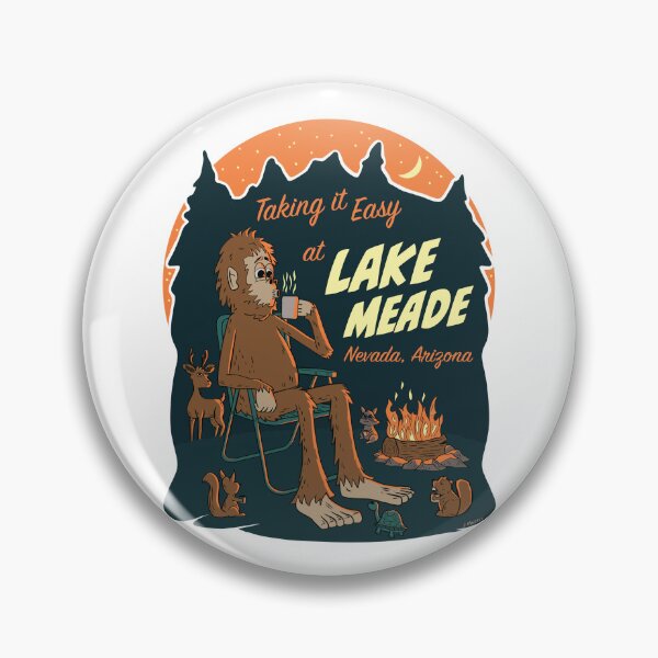 Item preview, Taking It Easy at Lake Meade Bigfoot designed and sold by John Morris Illustration.