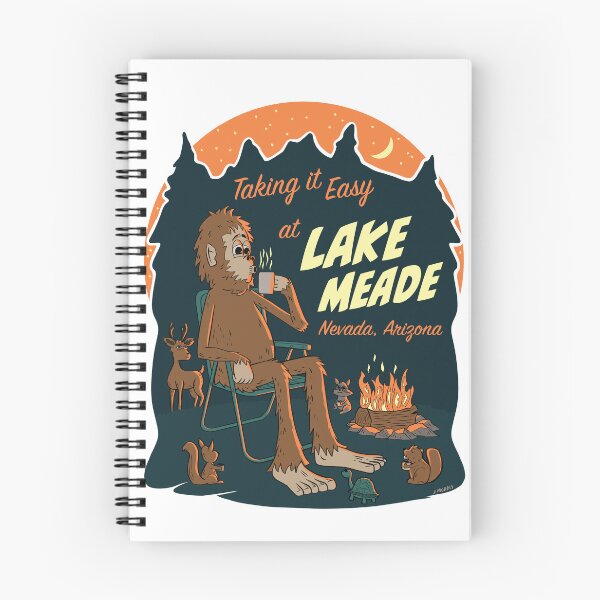 Item preview, Taking It Easy at Lake Meade Bigfoot designed and sold by John Morris Illustration.