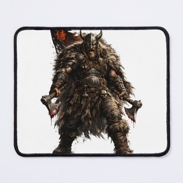 Item preview, Berserker Viking Raider with Bloody Axes designed and sold by CreativeMindsetLab.