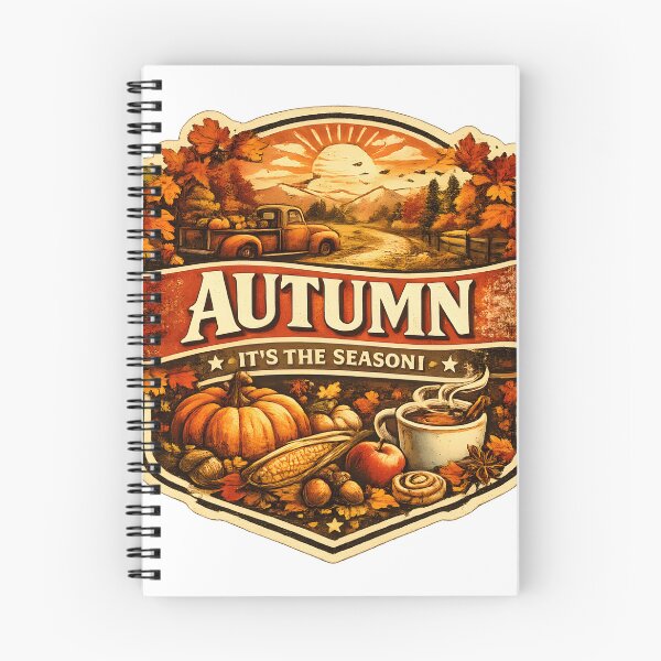 Item preview, Vintage Autumn Logo – Retro Design with Leaves and Nature designed and sold by Dax Studio.