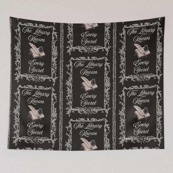 Item preview, Library Quotes - Dark Academia Gift Ideas designed and sold by RebelliousRosee.