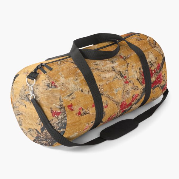 Item preview, Vintage Chinese Gold Silk Chinoiserie Birds Blossom Carpet designed and sold by GrinGalore.
