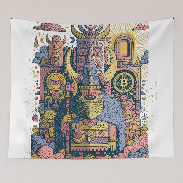 Item preview, Viking Warrior Cosmic Dreamscape designed and sold by Romgora.