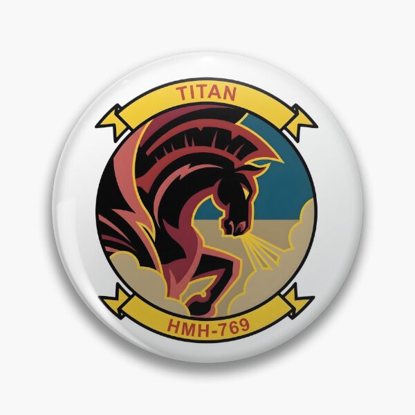 Item preview, US Marine Corps HMH-769 Titans Squadron Patch designed and sold by CharlieDesings.