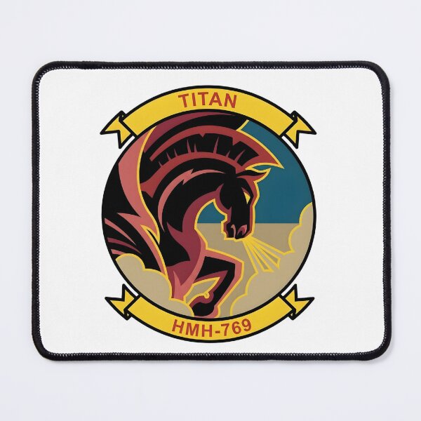 Item preview, US Marine Corps HMH-769 Titans Squadron Patch designed and sold by CharlieDesings.