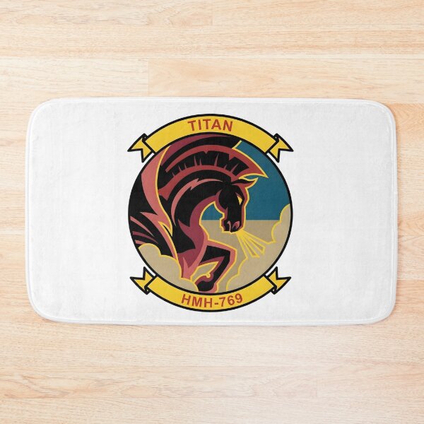 Item preview, US Marine Corps HMH-769 Titans Squadron Patch designed and sold by CharlieDesings.