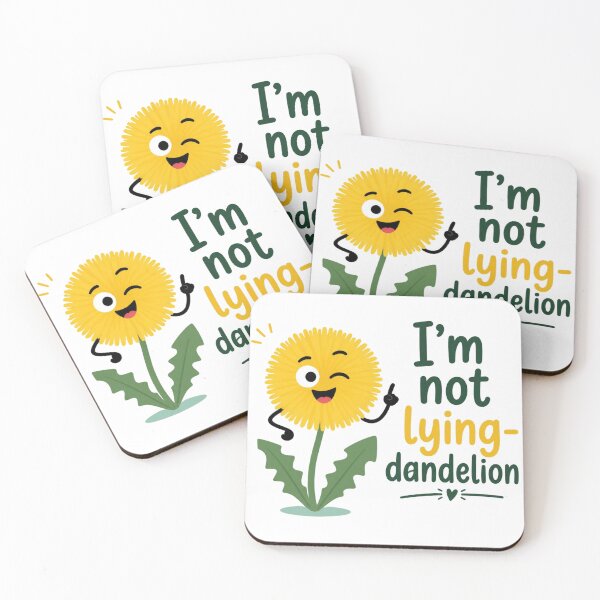 Item preview, I'm Not Lying Dandelion Funny Plant Pun designed and sold by Cerys-GS.