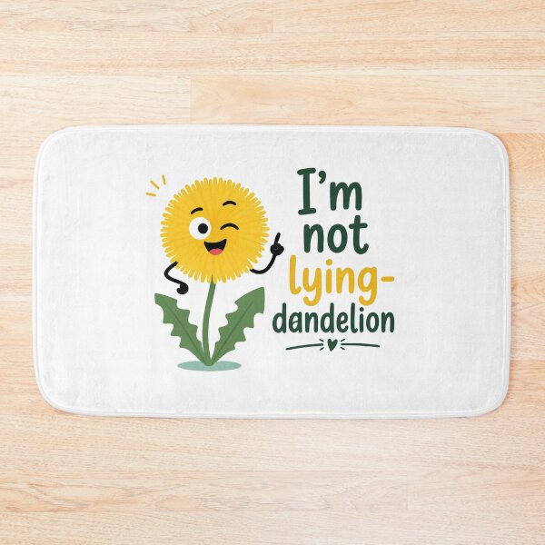 Item preview, I'm Not Lying Dandelion Funny Plant Pun designed and sold by Cerys-GS.