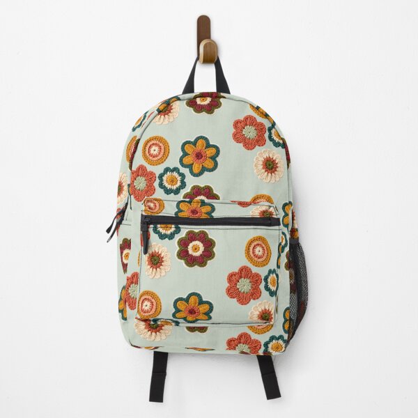 Item preview, Crochet Flower Sticker Set – Handmade Boho Floral Appliqué Collection designed and sold by KAM-KAM-STORE.