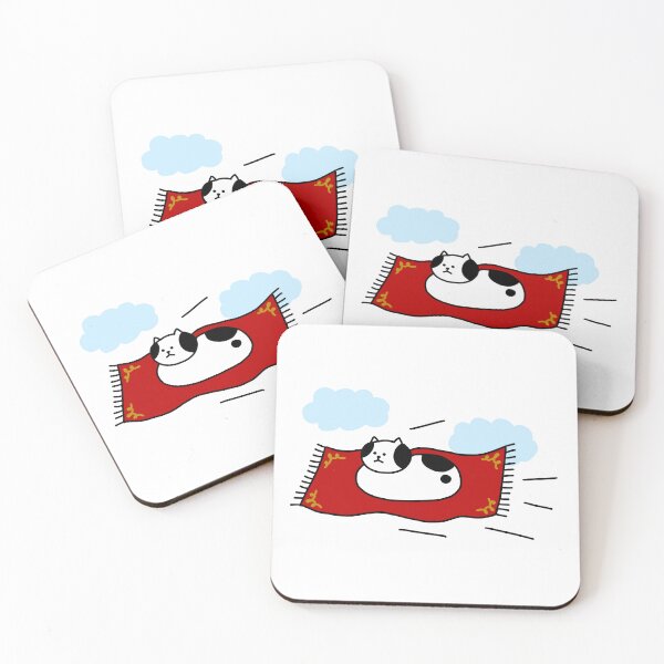 Item preview, a Cat on flying carpet designed and sold by superbaechoo.