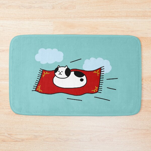 Item preview, a Cat on flying carpet designed and sold by superbaechoo.