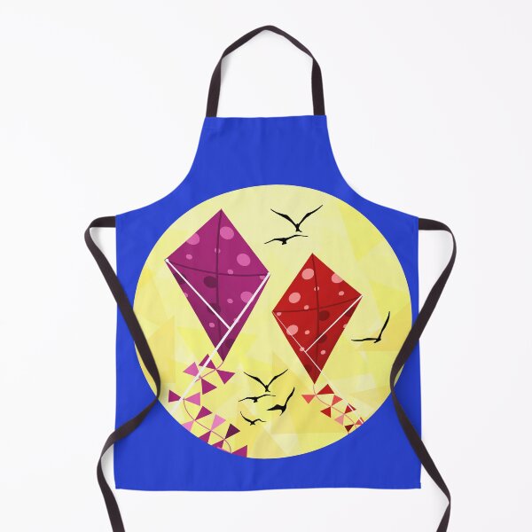 Item preview, Colourful Kites Flying Across Bright Yellow Sky designed and sold by Andrew Hitchen.