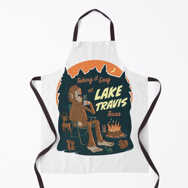 Item preview, Taking It Easy at Lake Travis Bigfoot designed and sold by John Morris Illustration.