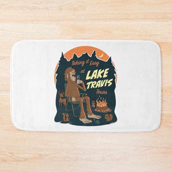 Item preview, Taking It Easy at Lake Travis Bigfoot designed and sold by John Morris Illustration.