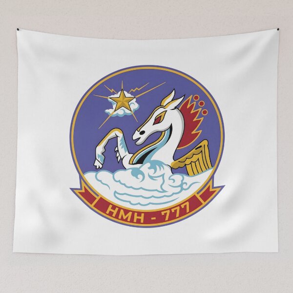 Item preview, US Marine Corps HMH-777 Squadron Patch designed and sold by CharlieDesings.