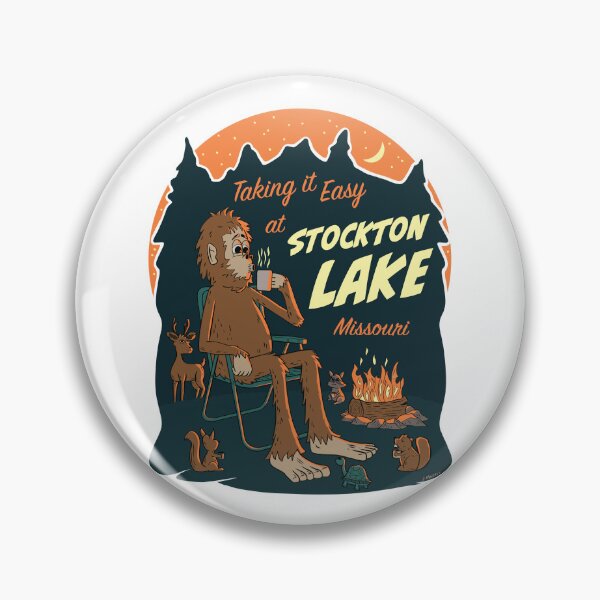 Item preview, Taking It Easy at Stockton Lake Bigfoot designed and sold by John Morris Illustration.