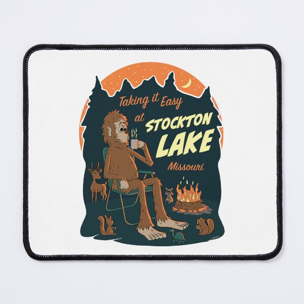 Item preview, Taking It Easy at Stockton Lake Bigfoot designed and sold by John Morris Illustration.